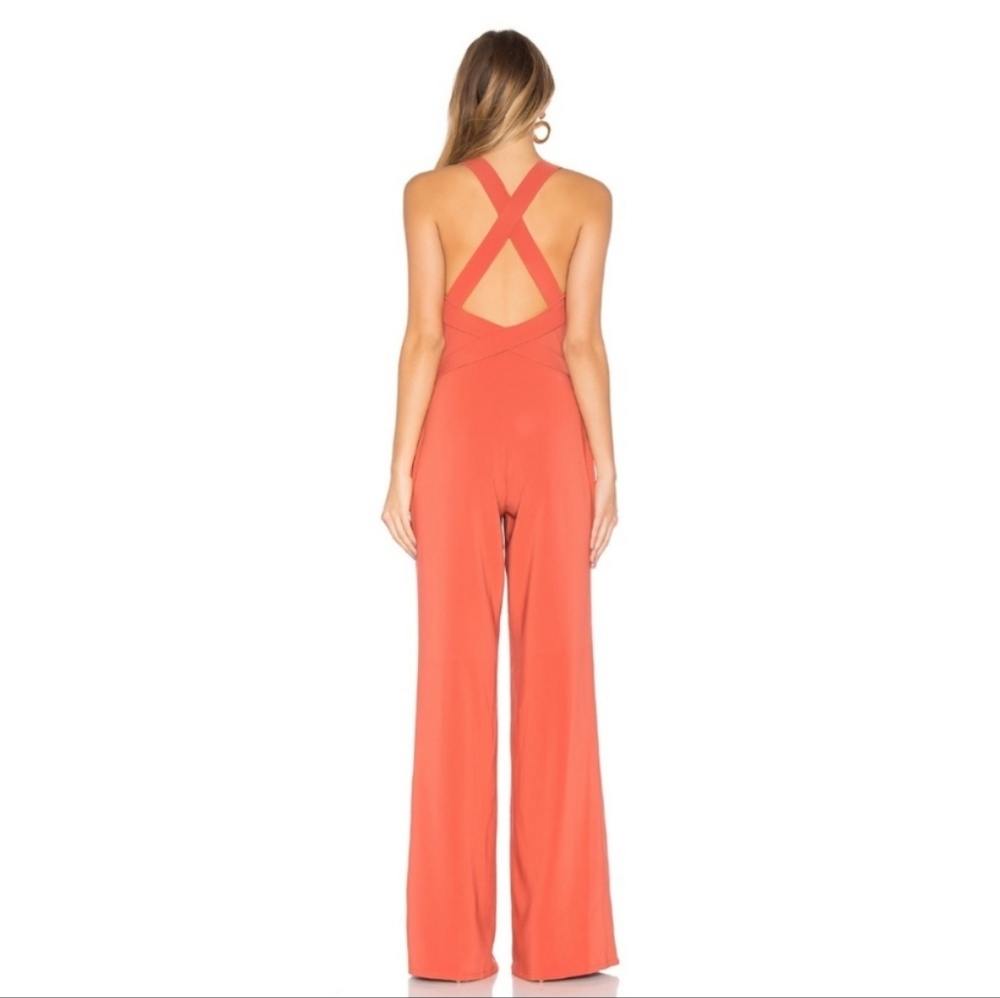 Lovers & Friends X Mark's The Spot‎ Jumpsuit Blood Orange size S - Picture 2 of 10